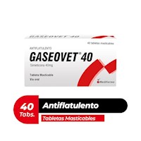Gaseovet 40 mg Tabletas Masticables